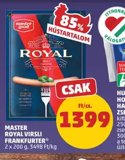 PENNY MASTER ROYAL VIRSLI FRANKFURTER ajánlat