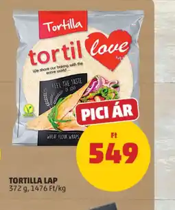 PENNY Tortilla lap ajánlat