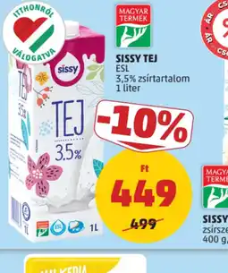 PENNY SISSY TEJ ESL ajánlat