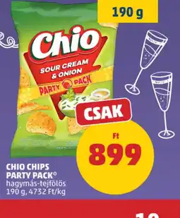 PENNY CHIO CHIPS PARTY PACK ajánlat
