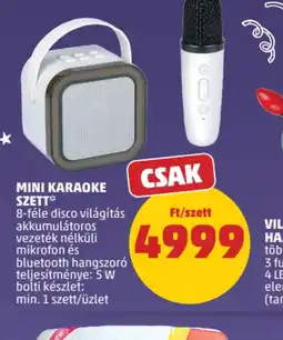 PENNY MINI KARAOKE SZETT ajánlat