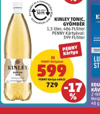 PENNY KINLEY TONIC, GYÖMBÉR ajánlat