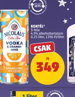 PENNY NICOLAUS KOKTÉL ajánlat