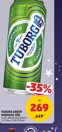 PENNY TUBORG GREEN DOBOZOS SÖR ajánlat