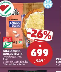 PENNY FAGYLAKOMA LÁNGOS TÉSZTA ajánlat