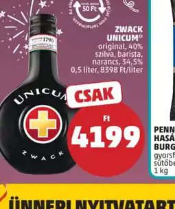 PENNY ZWACK UNICUM ajánlat