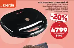 PENNY BERLINGER HAUS SZENDVICSSÜTŐ ajánlat