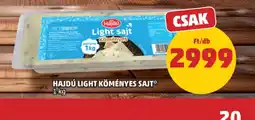 PENNY HAJDÚ LIGHT KÖMÉNYES SAJT ajánlat