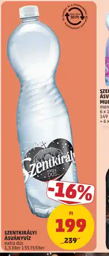 PENNY SZENTKIRÁLYI ÁSVÁNYVÍZ ajánlat