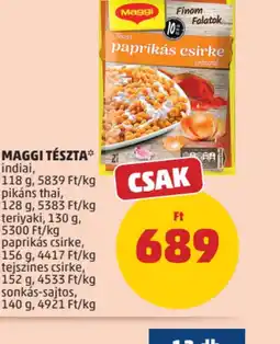 PENNY MAGGI TÉSZTA ajánlat