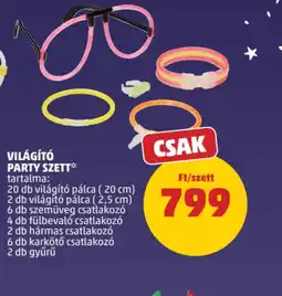 PENNY VILÁGÍT PARTY SZETT ajánlat