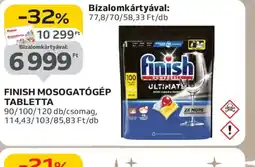 Auchan FINISH MOSOGATGÉP TABLETTA ajánlat