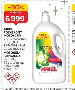 Auchan ARIEL FOLYÉKONY MOSSZER ajánlat