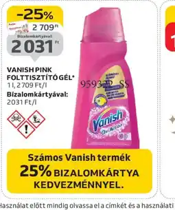 Auchan VANISH PINK FOLTTISZTÍTGÉL ajánlat