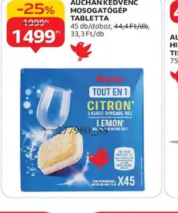 Auchan AUCHAN MOSOGATGÉP TABLETTA ajánlat