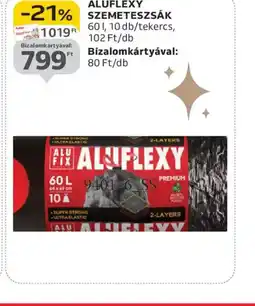 Auchan ALUFLEXY SZEMETESZSÁK ajánlat