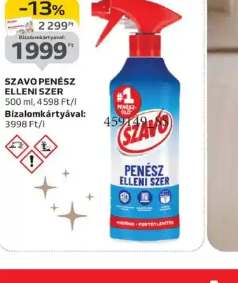 Auchan SZAVO PENÉSZ ELLENI SZER ajánlat