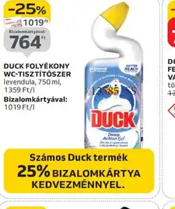 Auchan DUCK FOLYÉKONY WC-TISZTÍTSZER ajánlat