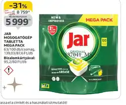 Auchan JAR MOSOGATGÉP TABLETTA ajánlat