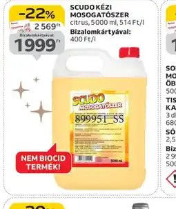 Auchan SCUDO KÉZI MOSOGATSZER ajánlat