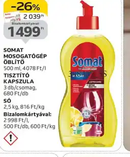 Auchan SOMAT MOSOGATGÉP ÖBLÍTŐ ajánlat