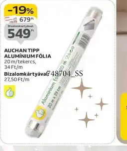 Auchan AUCHAN TIPP ALUMÍNIUM FLIA ajánlat
