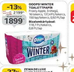 Auchan OOOPS! WINTER TOALETTPAPÍR ajánlat