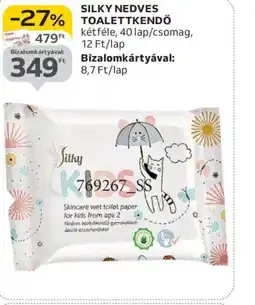 Auchan SILKY NEDVES TOALETTKENDŐ ajánlat