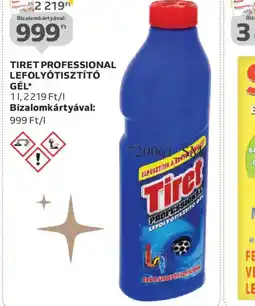 Auchan TIRET PROFESSIONAL LEFOLYTISZTÍT GÉL ajánlat