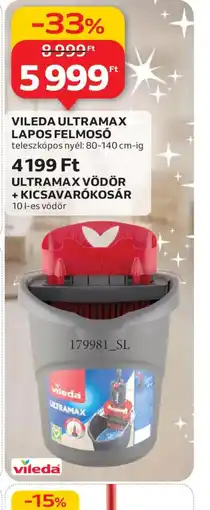 Auchan VILEDA ULTRAMAX LAPOS FELMOS ajánlat