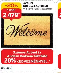 Auchan ACTUEL KKUSZ LÁBTÖRLŐ ajánlat