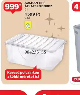 Auchan AUCHAN ÁTLÁTSZ DOBOZ ajánlat