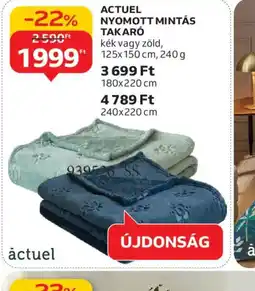 Auchan ACTUEL NYOMOTT MINTÁS TAKAR ajánlat