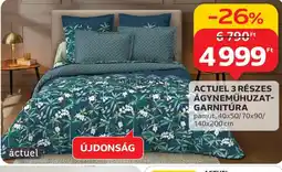Auchan ACTUEL 3 RÉSZES ÁGYNEMŰHUZAT-GARNITÚRA ajánlat
