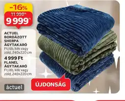 Auchan ACTUEL BORDAZOTT SHERPA ÁGYTAKAR ajánlat