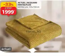 Auchan ACTUEL JACQUARD MINTÁS PLÉD ajánlat