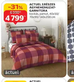 Auchan ACTUEL 3 RÉSZES ÁGYNEMŰHUZAT-GARNITÚRA ajánlat