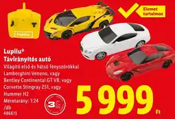 Lidl Lupilu Távirányítós autó ajánlat
