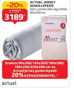 Auchan ACTUEL JERSEY GUMIS LEPEDŐ ajánlat