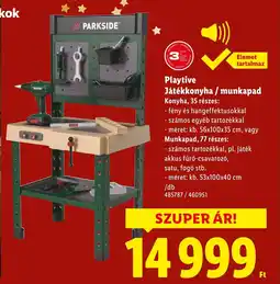Lidl Playtive Játékkonyha / munkapad ajánlat