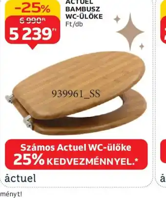 ACTUEL BAMBUSZ WC-ÜLŐKE