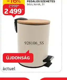 Auchan ACTUEL PEDÁLOS SZEMETES ajánlat