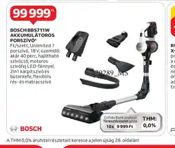 Auchan BOSCH BBS711W AKKUMULÁTOROS PORSZÍV ajánlat