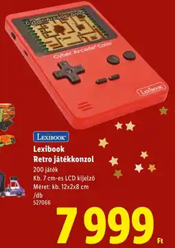 Lidl Lexibook Retro játékkonzol ajánlat