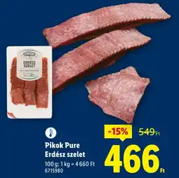 Lidl Pikok Pure Erdész szelet ajánlat