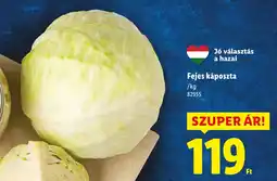 Lidl Fejes káposzta ajánlat