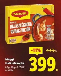 Lidl Maggi Halászlékocka ajánlat