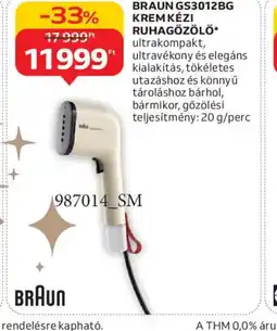 Auchan BRAUN GS3012BG RUHAGŐZÖLŐ ajánlat