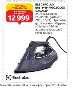 Auchan ELECTROLUX E6SI1-4MN VASAL ajánlat