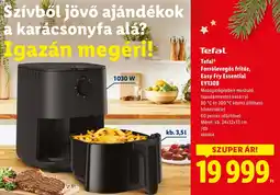 Lidl Tefal Forrólevegős fritőz, Easy Fry Essential EY1308 ajánlat